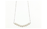 New Pearl Silver Plated Pendant Clavicle Chain Necklace For Women