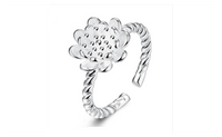 Silver Plated New Design Engagement Finger Ring for Women (8)