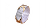 Women's X Silver Plated Golden Wedding Ring Fashion Jewelry