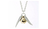 New Popular Fall Angel Wing Charm Snitch Pendant Necklace