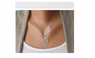 Sliver Two Leaf Pendants Necklace Chain Multi Layer Statement Necklace