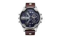 Luxury Leather Band Men's Quartz Watch - sparklingselections