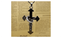 7cm Lovely Cross Black Pendant Necklace - sparklingselections