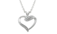 Forever Heart Shape  Crystal Pendant Necklace For Women - sparklingselections