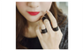 New Fashion Black Stack Plain Above Knuckle Ring Set For Women