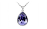 Fashion women's Crystal " Beauty Without Tears" Pendant Necklace