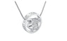 Heart Bridal  Silver Pendant Necklaces