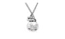 Dandelion Seeds Wishing Glass Bead Wish Word Pendant Necklace