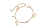 Love Leaf Charm Handmade Bracelet Bangle