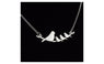 New Women Vintage Silver Plated Birds Pendant Long Necklace