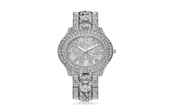 Luxury Rhinestone Ceramic Crystal Quartz Wrist Watch For Women