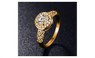 Noble Round Gold Plated Micro Pave AAA Cubic Zirconia Luxury Ring-(7)