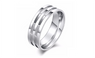 Polishing Stainless Steel Silver Rings For Women (7,8,9)