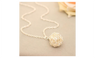 New Fashion Chain With Hollow Ball Pendant Necklace For Women