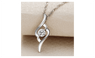 Classic Vintage Necklace Small Cubic Zirconia Diamond Pendant Necklace