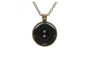 Fashion Charming 3D Camera Ethnic Silver Plated Necklace For Women - sparklingselections