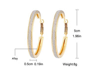 Large Round Loop Earring for Women