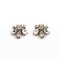 Vintage Clear Crystal Stud Earring for Women