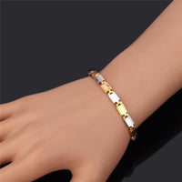 Unisex Gold Color Bracelet - sparklingselections