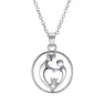 Silver Plated Mother Daughter Baby Charms Pendant Necklaces for Women