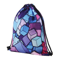 new fashion Solid geometry travel backpacks for man - sparklingselections