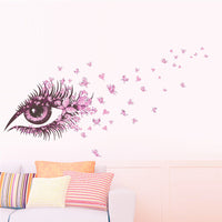 Charming Fairy Girl Eye Wall Sticker For Kids Rooms