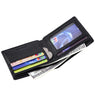 New Designer Brand Men Short Genuine Leather Wallet