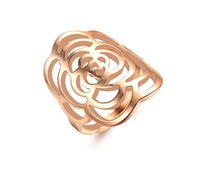Gold Hollow Out  Ring For Women - sparklingselections