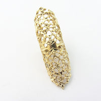 Vintage Hollow Out Full Finger Knuckle Ring for Women (2D2001)