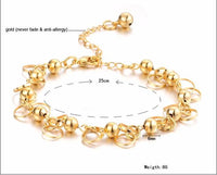 Luxury Gold Color Bead Bracelets For Girl - sparklingselections