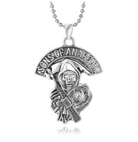 Retro "Sons Of Anarchy Skull" Unisex Pendant Necklace