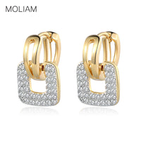 Zirconia Crystal Small Huggie Hoop Earrings for Womens