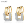 Zirconia Crystal Small Huggie Hoop Earrings for Womens