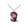 Cute School Girl Pendant Necklace for Women