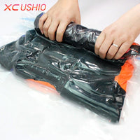 Vacuum Compressed Bag Transparent Travel Pouch Seal Bag - sparklingselections