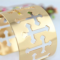 Rock Style Hollow out Cuff Bracelets for Women