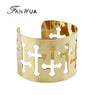 Rock Style Hollow out Cuff Bracelets for Women