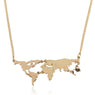 The World Map Pendants Necklace