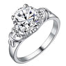 Zircon Trendy  Silver Plated Ring