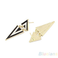 Geometric Triangle earrings  Stud for Women - sparklingselections