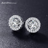 new silver color Stud Earrings For Wedding