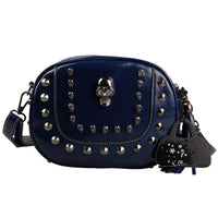 Rivet Skull Tassel Women Messenger Bag - sparklingselections