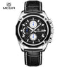new fashion men sport casual leather strap watch