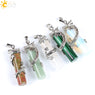 Dragon Wrap Drop Natural Stone Pendant for Women