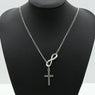 Fashion 8 Words Cross Necklace