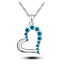 Miss Lady  Austrian Cute Crystal Heart Necklaces For Women