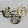 Retro Pierced Leaves Rings For Women (R-38)