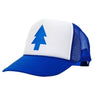 new Men Curved BLUE PINE TREE Cap