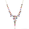 Cute Colorful Full Crystal Statement Necklace for women