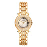 New Women Diamond Bezel Gold Alloy Strap Wrist Watch